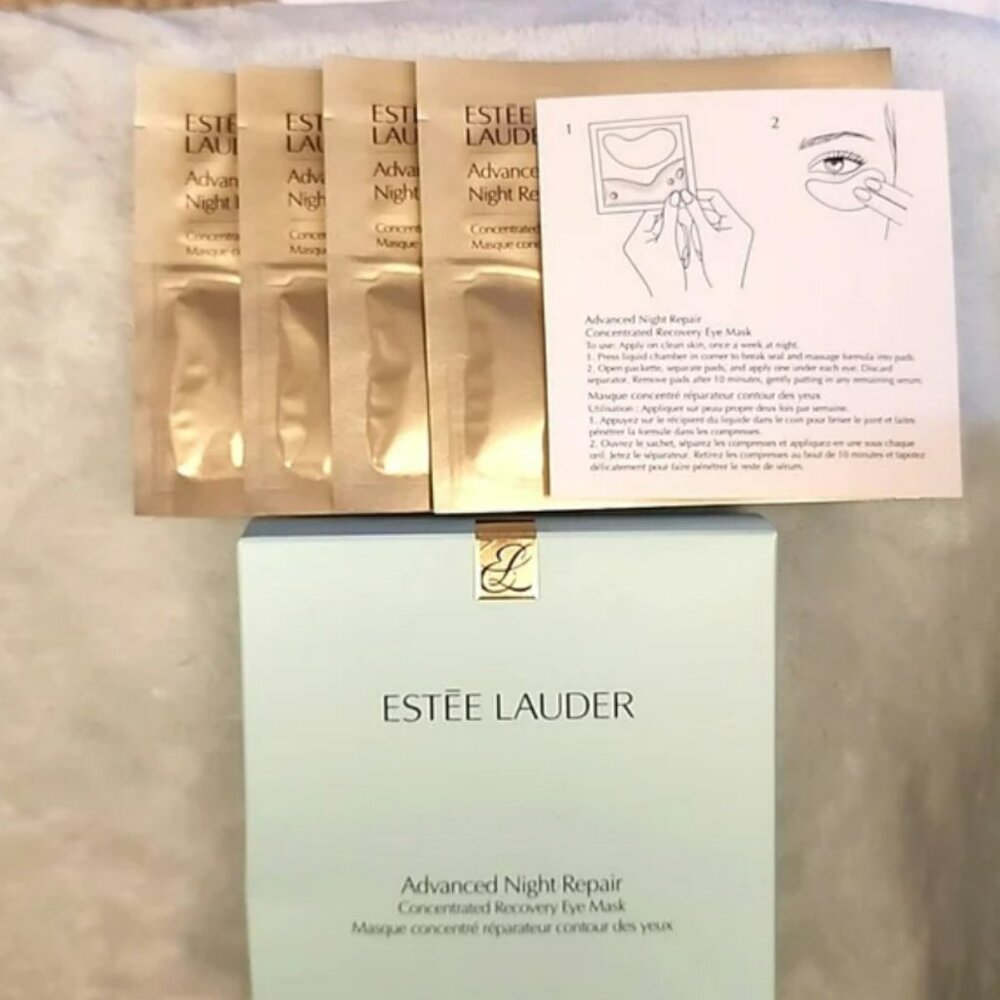 NIB Estée Lauder Advanced Night Repair Concentrated Recovery Eye Mask 4 Pairs